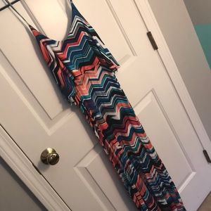 Patterned maxi dress